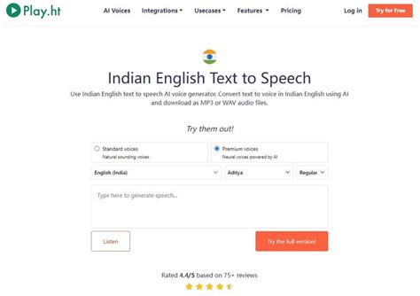 indian accent voice generator